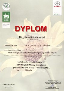 Dyplom Dagmary